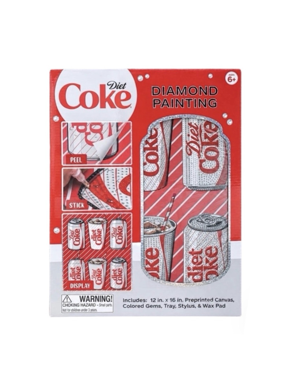 Diet Coke Diamond Painting Framed Poster Kit